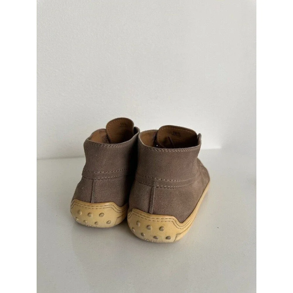 Tod's Suede Chukka Boot Sneaker Desert Tan Lace Up Leather Italy Men's Size 10.5